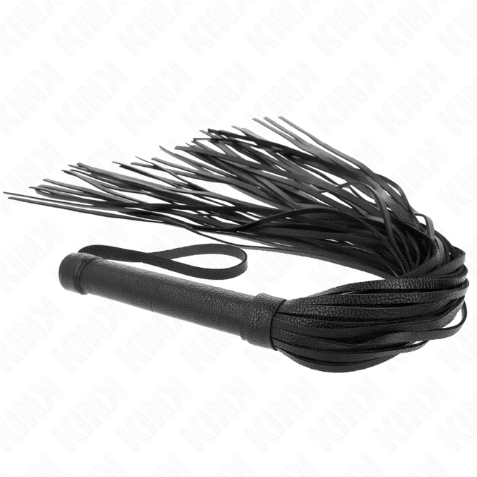 Kink – Schwarze weiche PVC-Peitsche 70 cm