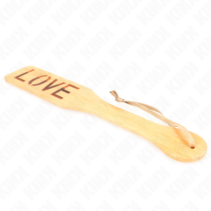 Kink – Bambus-Palette Word Love 32 x 5,5 cm