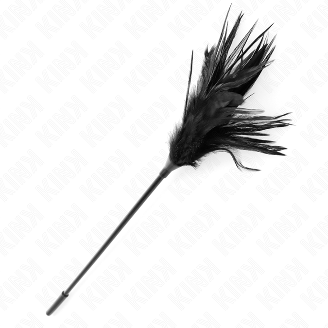 Pleasurements – Kink – Mehrere schwarze Kitzelfedern 45 cm