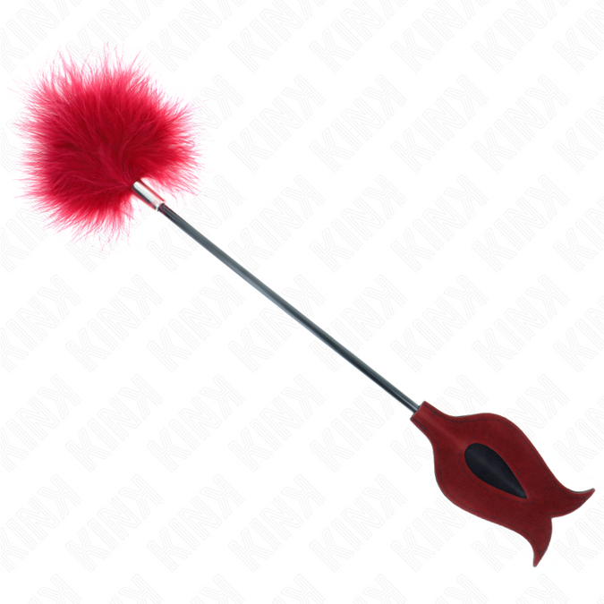 Pleasurements – Kink – Kitzelfedern mit Rosenförmigem Paddel 8 Cm