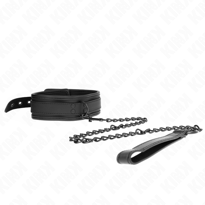 Kink – Neopren-Bondage-Halsband Modell 1 Mit Gürtel 78 Cm Verstellbar 37,5 X 49,5 Cm