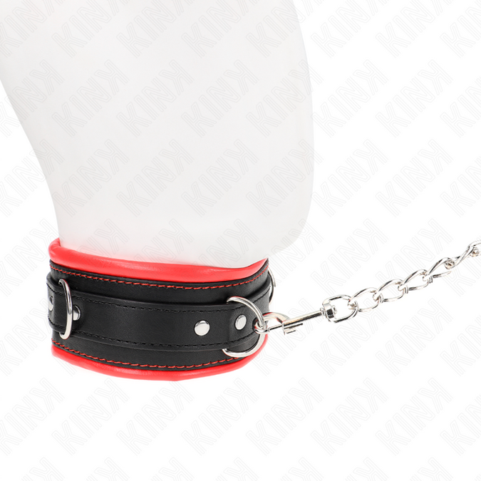 Kink – Schweres Halsband Mit Gürtel 65 Cm Modell 3 Verstellbar 36,5 – 50 Cm