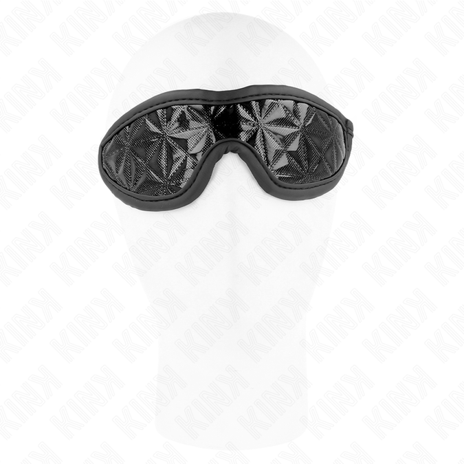 Kink – Schwarzes Stirnband mit Diamantmuster 20,5 x 6 cm