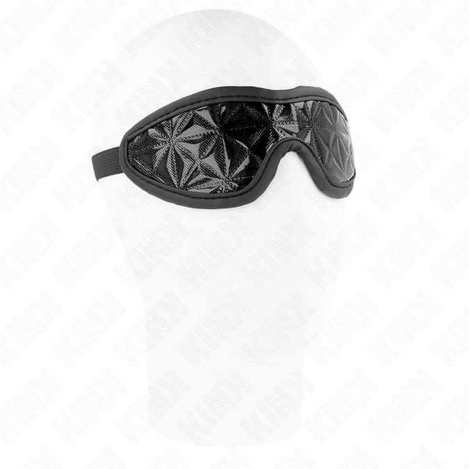 Kink – Schwarzes Stirnband mit Diamantmuster 20,5 x 6 cm