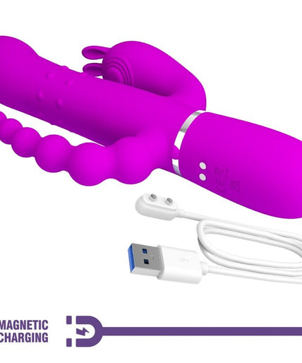 Pleasurements – Pretty Love – Cammy Dreifach Vibrator 4-in-1 Pink Pleasurements – Pretty Love – Cammy Dreifach Vibrator 4-in-1 Pink