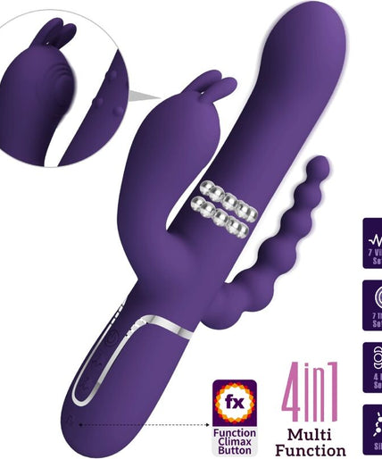 Pleasurements – Pretty Love – Cammy Dreifach Vibrator 4-in-1 Lila Pleasurements – Pretty Love – Cammy Dreifach Vibrator 4-in-1 Lila