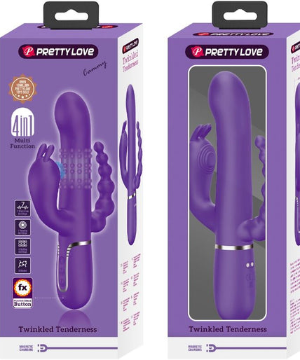 Pleasurements – Pretty Love – Cammy Dreifach Vibrator 4-in-1 Lila Pleasurements – Pretty Love – Cammy Dreifach Vibrator 4-in-1 Lila