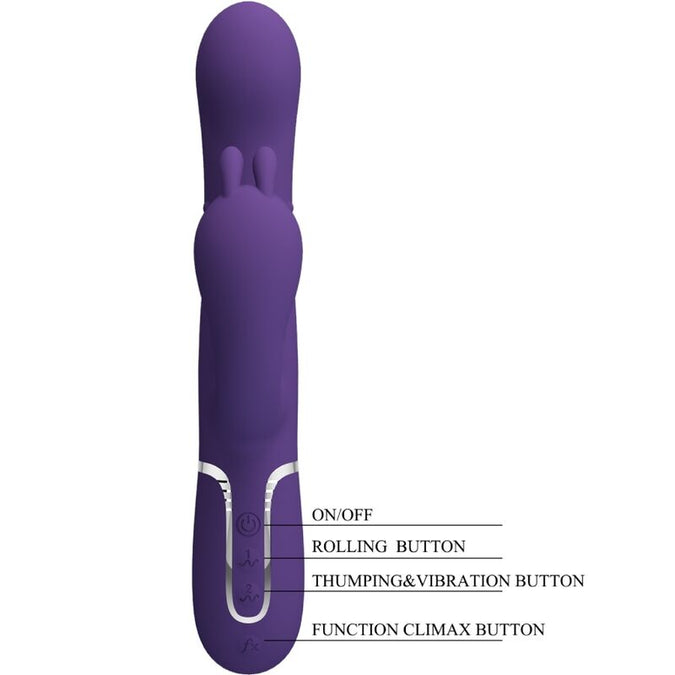 Pleasurements – Pretty Love – Cammy Dreifach Vibrator 4-in-1 Lila