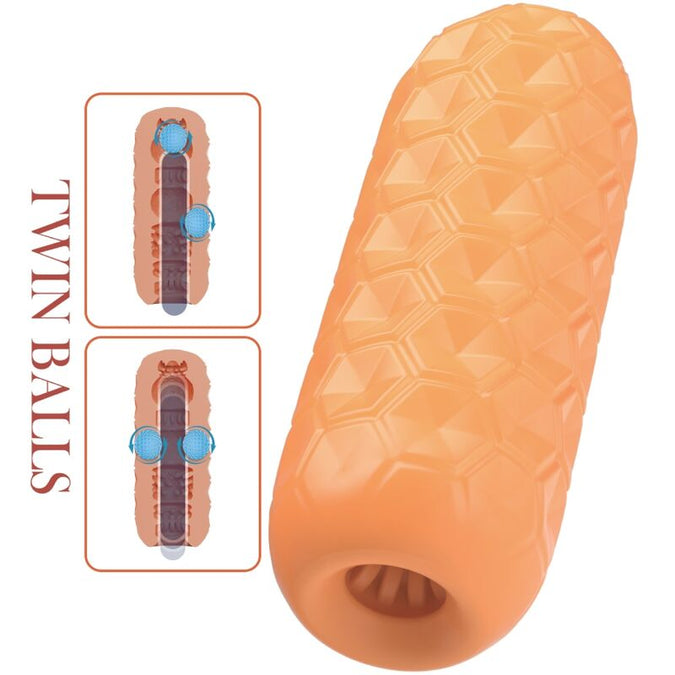 Pretty Love – Twin Balls Mannen Masturbator Oranje
