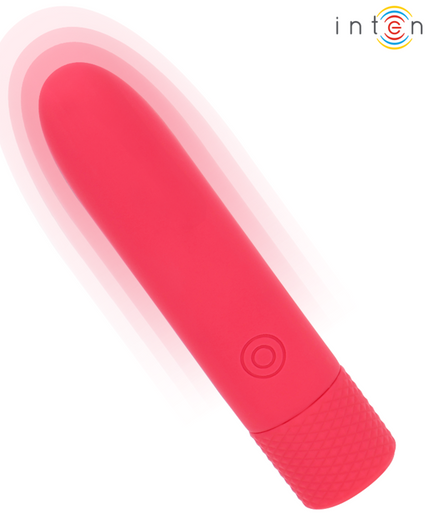 Intense – Symone USB wiederaufladbarer vibrierender Bullet mit 8 Vibrationsmodi, Rot, 10 x 2,2 cm Intense – Symone USB wiederaufladbarer vibrierender Bullet mit 8 Vibrationsmodi, Rot, 10 x 2,2 cm