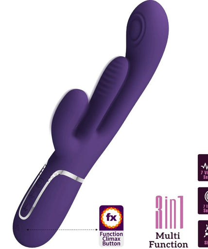 Pretty Love – Shania Dreifach Rabbit Vibrator Multifunktion Lila Pretty Love – Shania Dreifach Rabbit Vibrator Multifunktion Lila