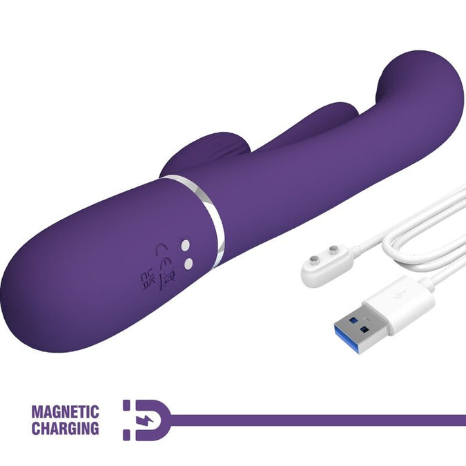 Pretty Love – Shania Dreifach Rabbit Vibrator Multifunktion Lila
