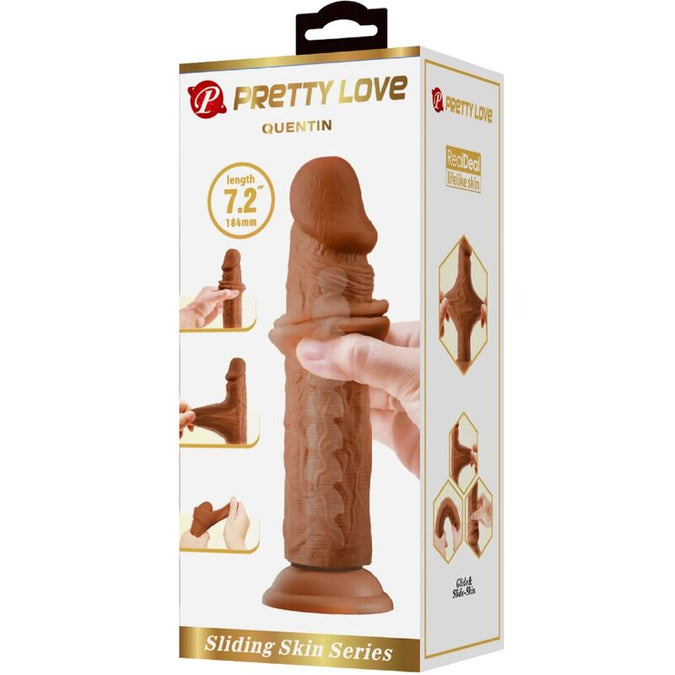 Pretty Love – Quentin Realistische Dildo 18 Cm Bruin