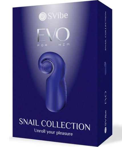 Snail Vibe – Evo For Him Male Masturbator Slide Nroll Dark Blue Snail Vibe – Evo For Him Male Masturbator Slide Nroll Dark Blue
