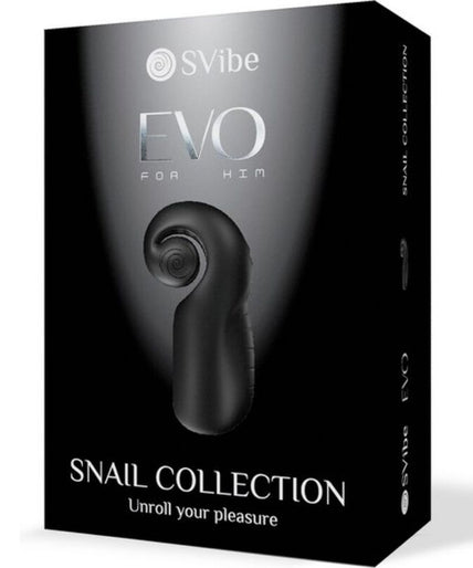Snail Vibe – Evo For Him Male Masturbator Slide Nroll Black Snail Vibe – Evo For Him Male Masturbator Slide Nroll Black