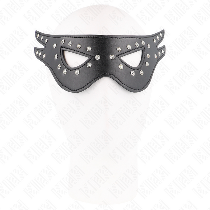 Kink – Sexy Lederimitat Maske Modell 2 27 x 13 cm
