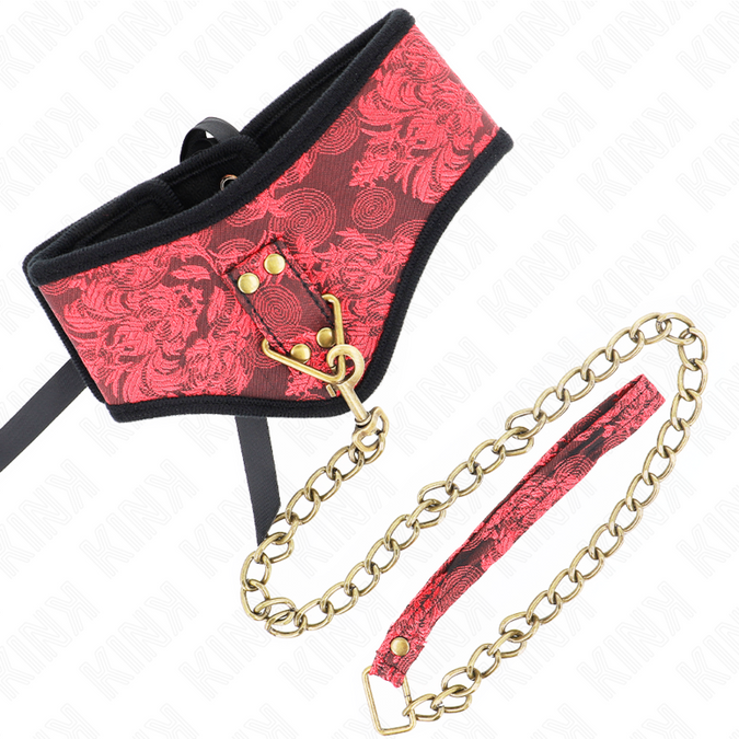 Kink – Scandal Modell Halskette mit Spitzenriemen 75 cm 44 x 10 cm