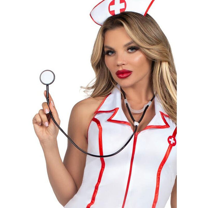 Leg Avenue – Head Nurse Kostüm Weiß S/m