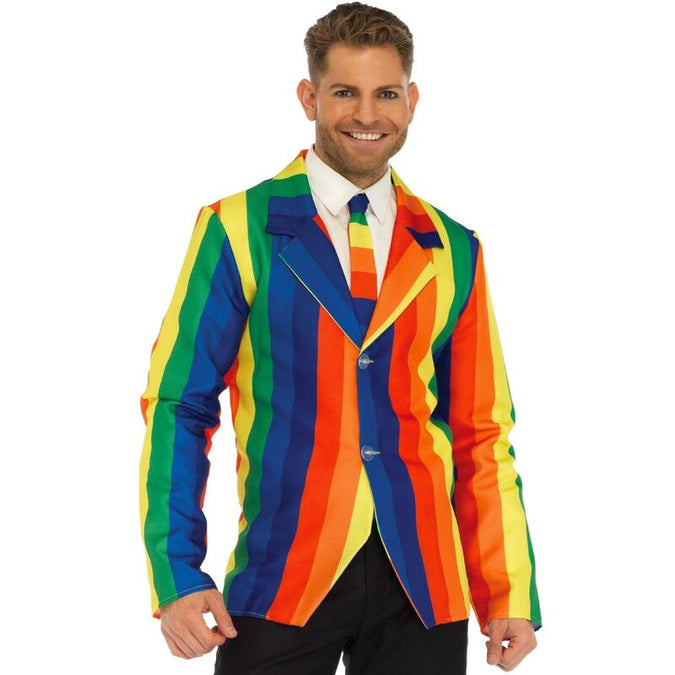 Leg Avenue – Blazer + Stropdas Rainbow S