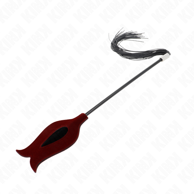 Kink – Rosenförmige Silikonquaste Peitsche 45 Cm