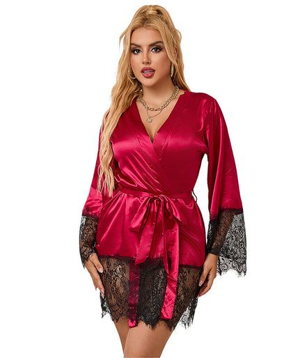 Subblime – 953829 Elegant Lace Pajamas + Thong Red L/xl Subblime – 953829 Elegant Lace Pajamas + Thong Red L/xl
