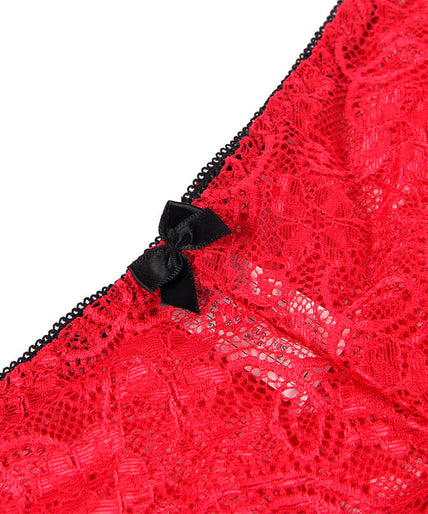 Subblime – 953904 Silk And Lace Nightgown + Panties Red L/xl Subblime – 953904 Silk And Lace Nightgown + Panties Red L/xl