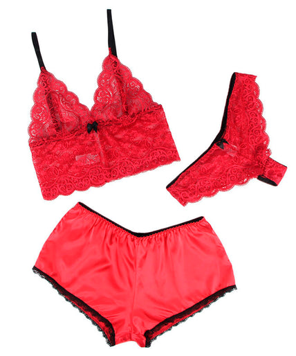 Subblime – 953904 Silk And Lace Nightgown + Panties Red L/xl Subblime – 953904 Silk And Lace Nightgown + Panties Red L/xl