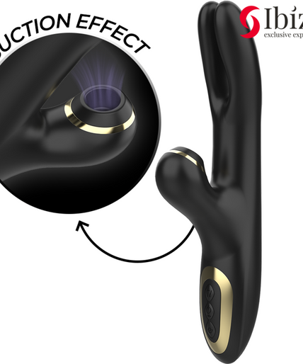 Ibiza – Doppelvibrator Klammer Schwarz Ibiza – Doppelvibrator Klammer Schwarz
