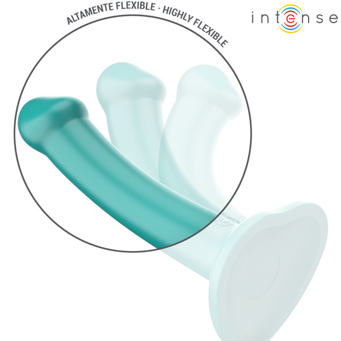 Intense – Katie Vibrator mit Saugnapf, 10 Vibrationsstufen, blau, Fernbedienung
