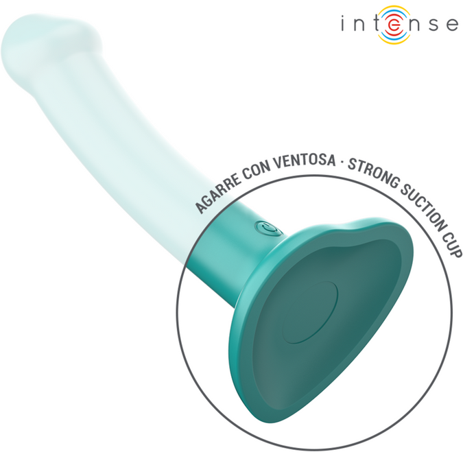 Intense – Katie Vibrator mit Saugnapf, 10 Vibrationsstufen, blau, Fernbedienung