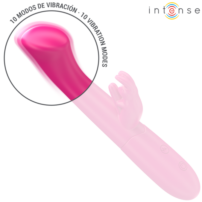 Intense – Julieta Rabbit Vibrator 18,6 cm 10 Vibrationen Pink
