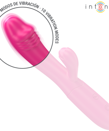 Intense – Ivy Flexibler Vibrator 10 Vibrationen mit stimulierender Zunge Pink Intense – Ivy Flexibler Vibrator 10 Vibrationen mit stimulierender Zunge Pink