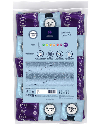 Mister Size – Condoms Size XXXL 69 Mm (100 Units) Mister Size – Condoms Size XXXL 69 Mm (100 Units)