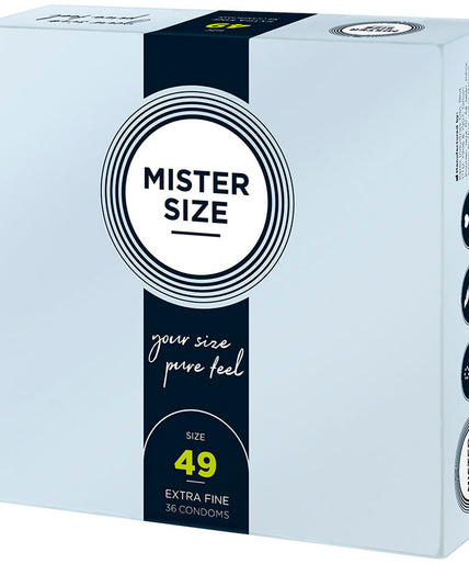 Mister Size – Condoommaat S 49 mm (36 stuks) Mister Size – Condoommaat S 49 mm (36 stuks)