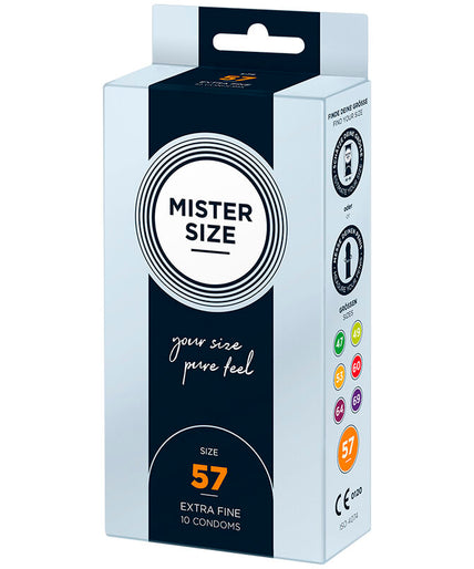 Mister Size – Condom Size L 57 Mm (10 Units) Mister Size – Condom Size L 57 Mm (10 Units)