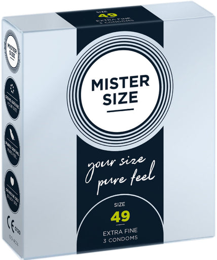 Mister Size – Condoommaat S 49 mm (3 stuks) Mister Size – Condoommaat S 49 mm (3 stuks)