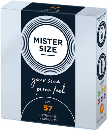 Mister Size – Condom Size L 57 Mm (3 Units) Mister Size – Condom Size L 57 Mm (3 Units)