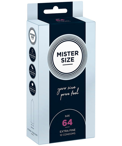Mister Size – Condoms Size XXL 64 Mm (10 Units) Mister Size – Condoms Size XXL 64 Mm (10 Units)