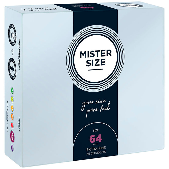 Mister Size – Condoms Size XXL 64 Mm (36 Units)