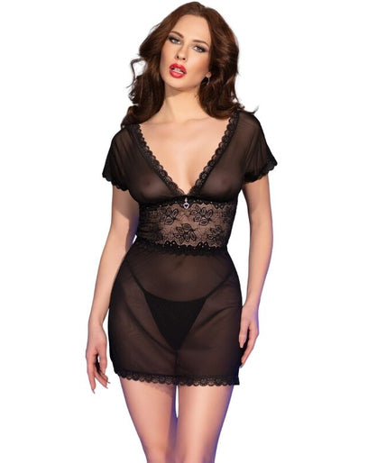 Chilirose – Cr 4830 Babydoll Schwarz XL Chilirose – Cr 4830 Babydoll Schwarz XL
