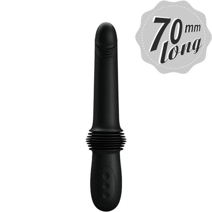 Pretty Love – Pazuzu Vibrator 3 Stoßmodi Schwarz