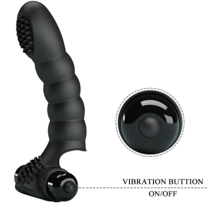 Pretty Love – Alexander Finger-Vibrator 10 Vibrationen Schwarz