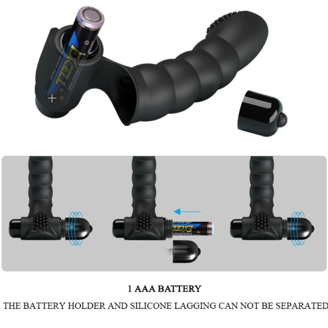 Pretty Love – Alexander Finger-Vibrator 10 Vibrationen Schwarz
