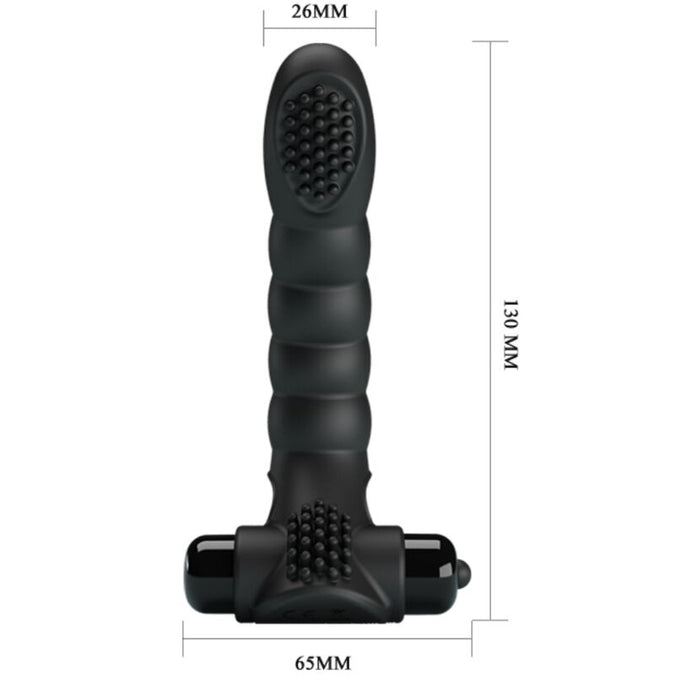 Pretty Love – Alexander Finger-Vibrator 10 Vibrationen Schwarz