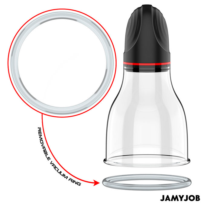 Jamyjob – Xpand Lite Automatische Hodensackpumpe mit 3 Saugstufen Grau