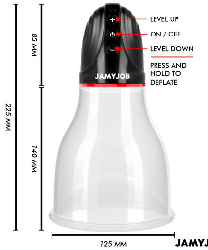 Jamyjob – Xpand Lite Automatische Hodensackpumpe mit 3 Saugstufen Grau Jamyjob – Xpand Lite Automatische Hodensackpumpe mit 3 Saugstufen Grau