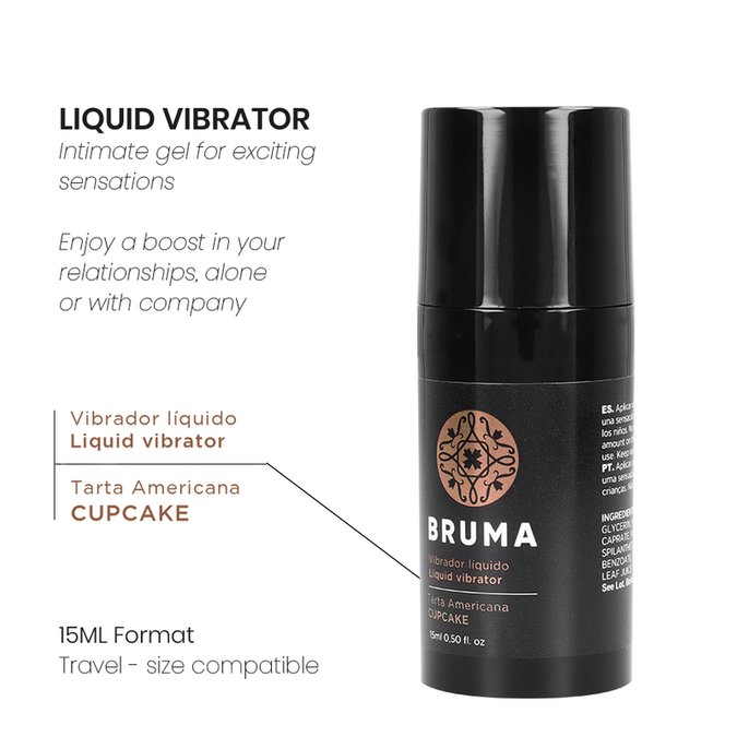Bruma – Flüssiger Vibrator Ultra Gleitender Cupcake 15 Ml