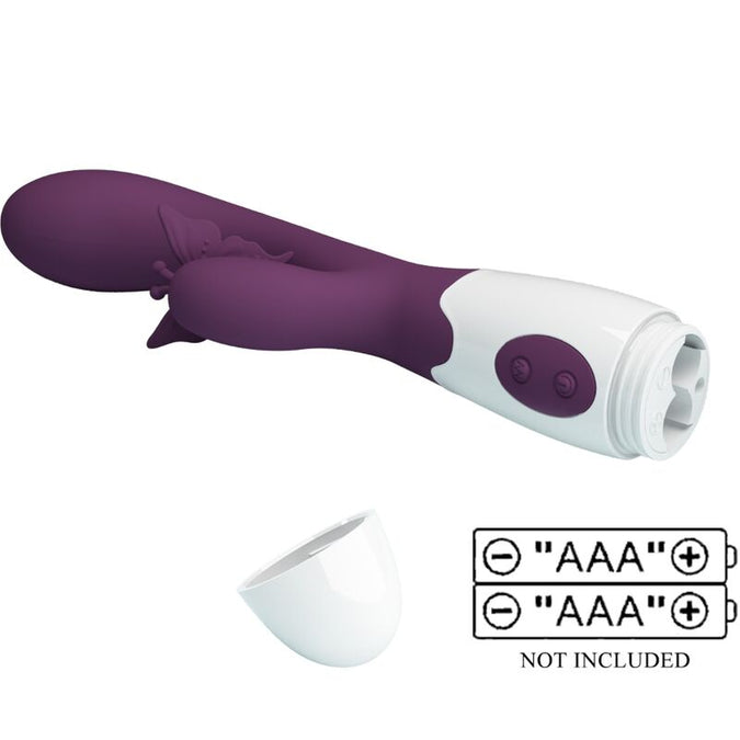 Pretty Love – Butterfly Kiss Rabbit Vibrator & G-Punkt Stimulator Lila