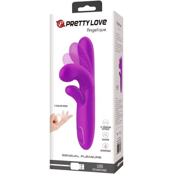 Pretty Love – Angelique Multifunktions-Vibrator + Klitoris-Stimulator Lila
