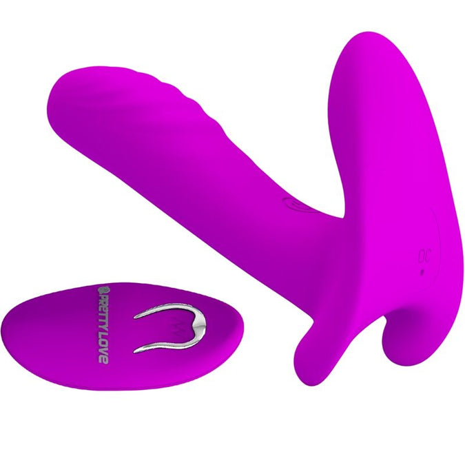 Pretty Love – Massager & Vibrator 12 Vibrations Fernbedienung Lila